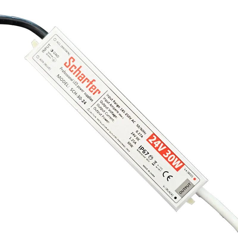 Scharfer zdrojový trafo 30W 24V venkovní