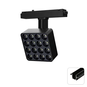 Kolejnicový magnetický čtvercová osvětlení mřížky C