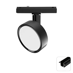 Kolejnicový magnetický kulatý osvětlení C