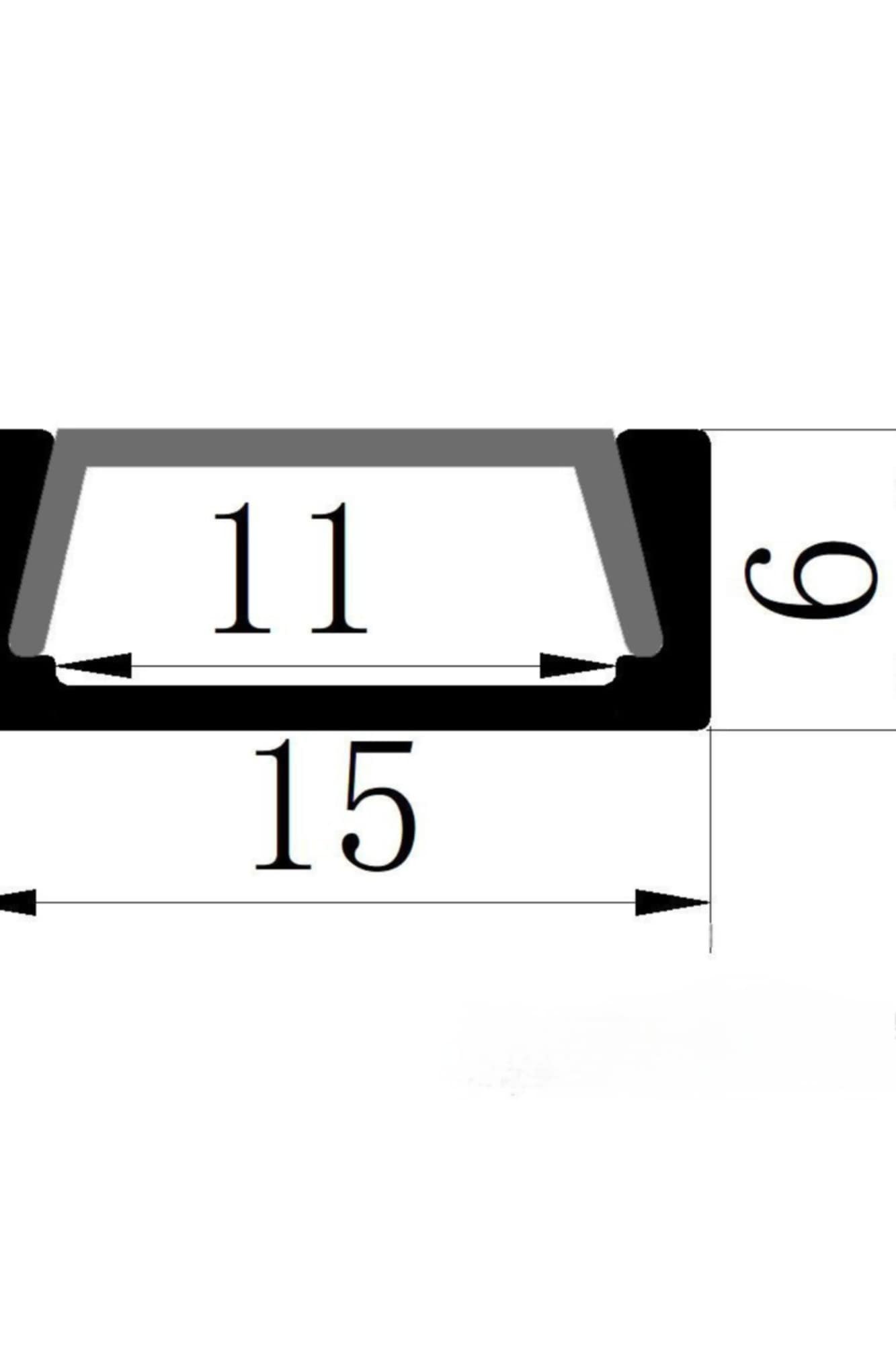 Nástěnný hliníkový profil pro LED pásky Mikro