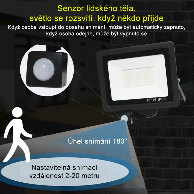 LED reflektor 100W-220V-IP 65 