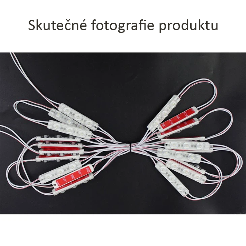 LED moduly 1,08W 12V Studenná bílá 