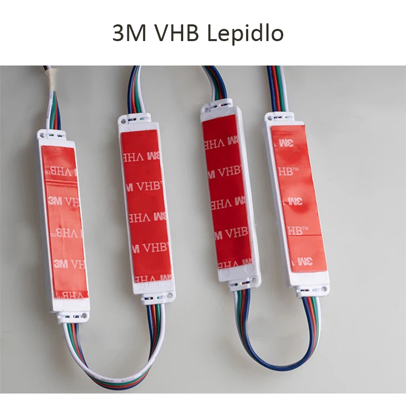 LED moduly RGB 0,72W 12V  Studenná bílá 