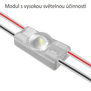 LED moduly 0,36W 12V Studenná bílá