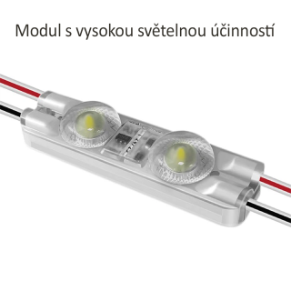 LED moduly 0,72W 12V Studenná bílá