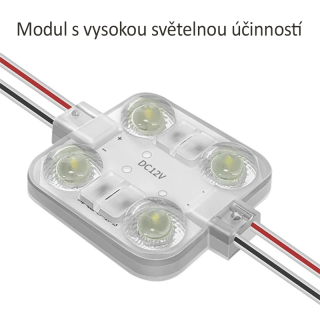 LED moduly 1,2W 12V Studenná bílá