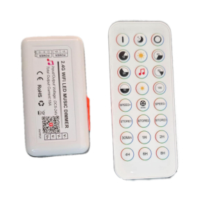 Wifi LED music dimmer + ovladač 