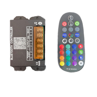 Bluetooth LED music dimmer RGB + ovladač 